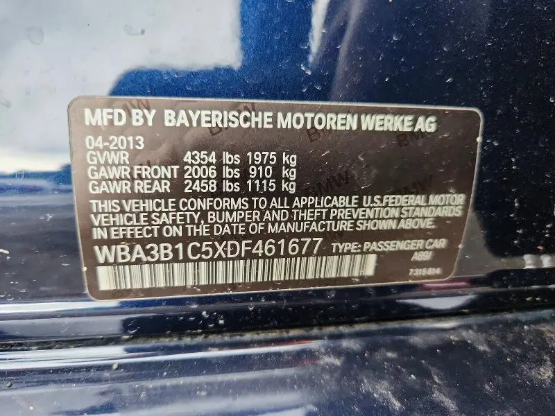 2013 BMW 320 I  