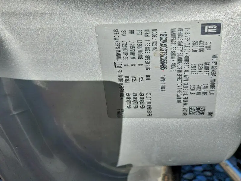 2011 CHEVROLET SILVERADO K2500 HEAVY DUTY LT  