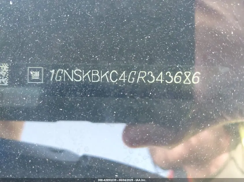 2016 CHEVROLET TAHOE LT