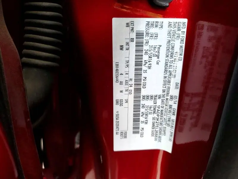 2014 FORD FOCUS SE  