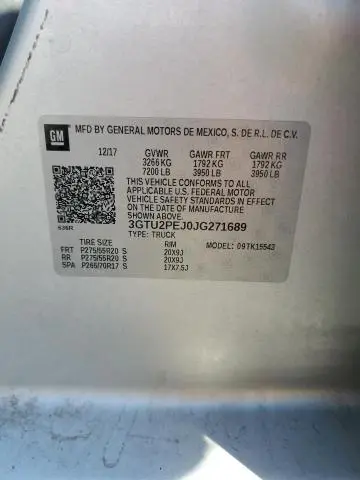 2018 GMC SIERRA K1500 DENALI  