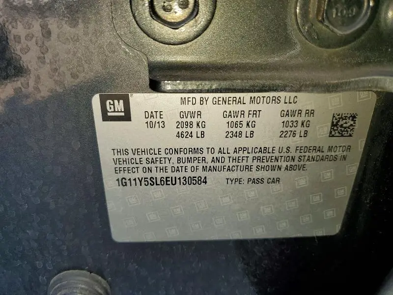 2014 CHEVROLET IMPALA LS  