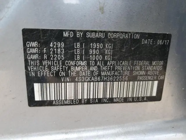 2017 SUBARU IMPREZA PREMIUM  