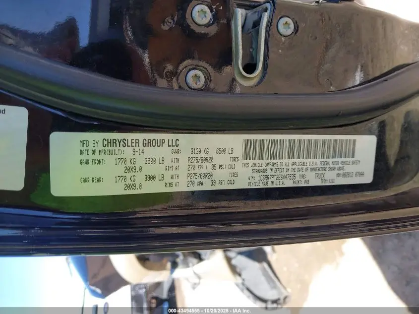 2014 RAM 1500 LONGHORN