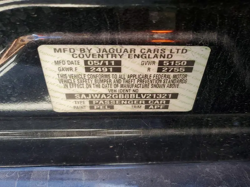 2011 JAGUAR XJL   
