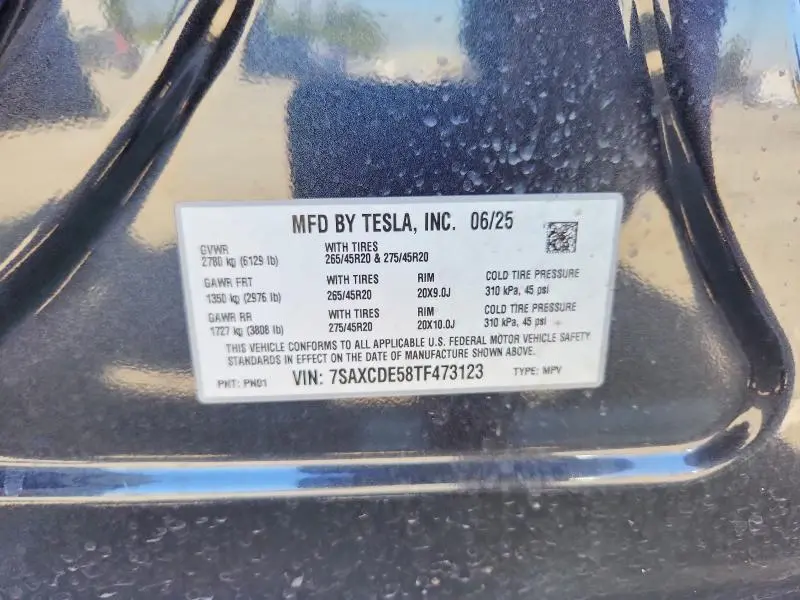 2026 TESLA MODEL X   