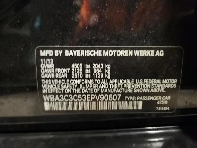 2014 BMW 320 I XDRIVE  