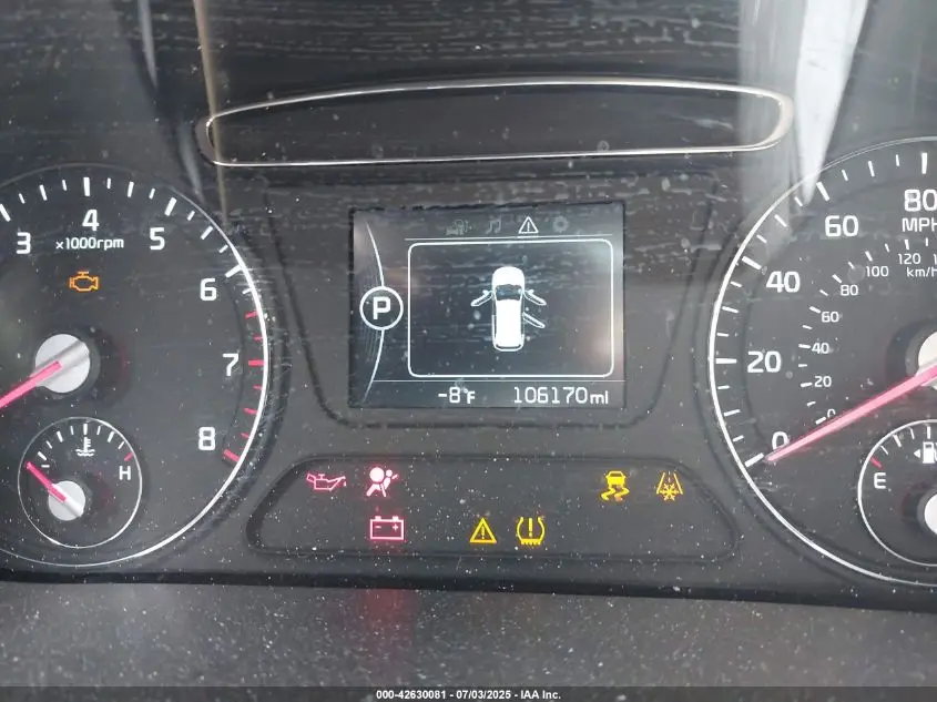 2017 KIA SORENTO 2.4L LX