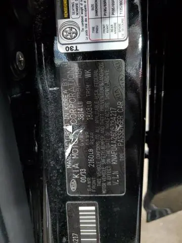 2013 KIA FORTE EX  