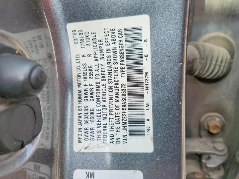 2010 HONDA INSIGHT LX  