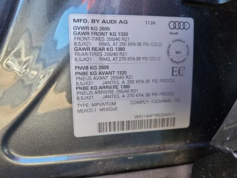 2025 AUDI SQ5 SPORTBACK PREMIUM  