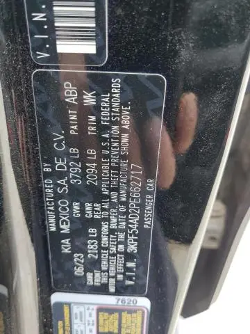 2023 KIA FORTE GT LINE  
