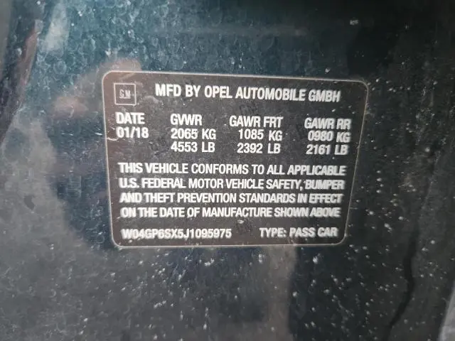 2018 BUICK REGAL ESSENCE  