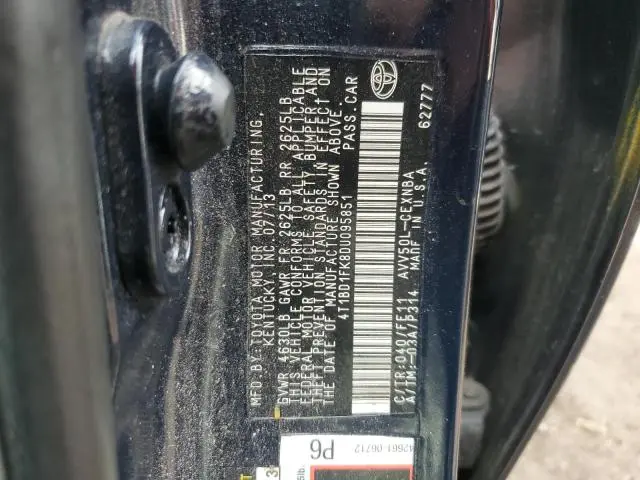 2013 TOYOTA CAMRY HYBRID