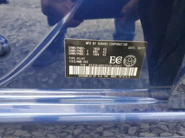 2017 SUBARU IMPREZA PREMIUM  