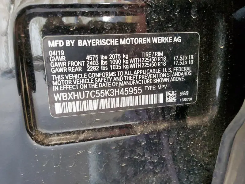 2019 BMW X1 SDRIVE28I  