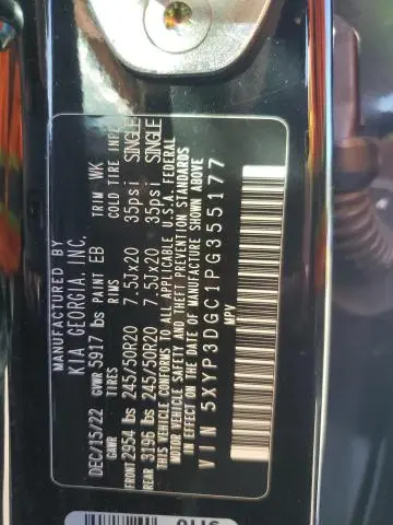 2023 KIA TELLURIDE EX  