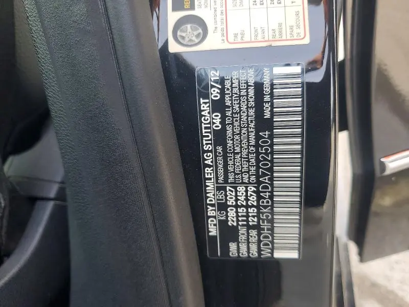 2013 MERCEDES-BENZ E 350  