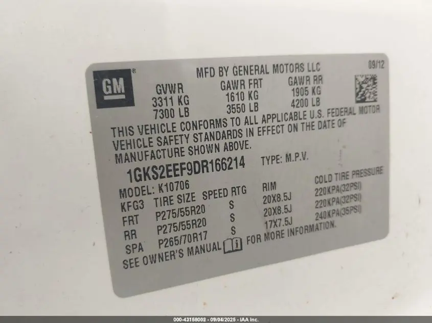 2013 GMC YUKON DENALI