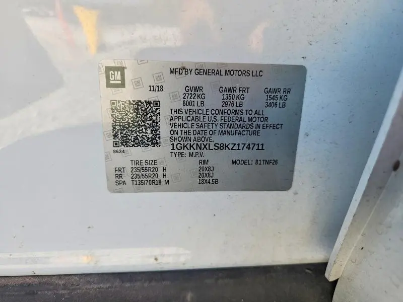 2019 GMC ACADIA DENALI  