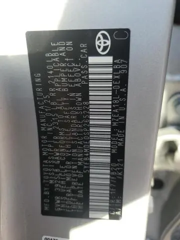 2025 TOYOTA COROLLA LE  