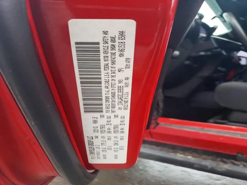 2012 JEEP WRANGLER SPORT  