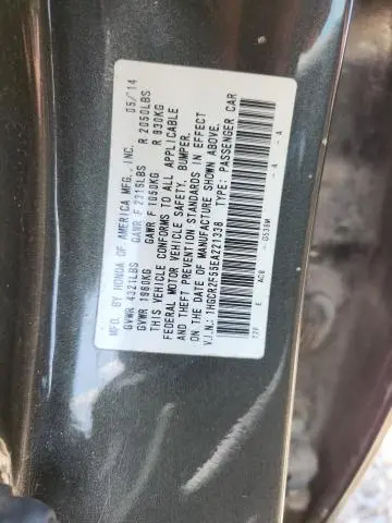 2014 HONDA ACCORD SPORT  