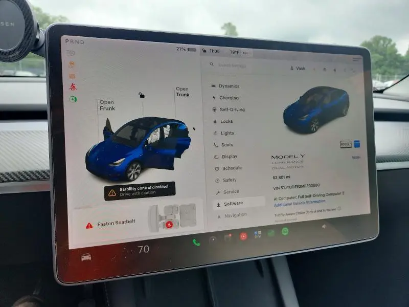 2021 TESLA MODEL Y   