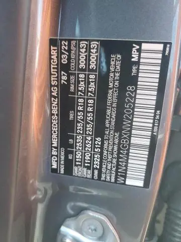 2022 MERCEDES-BENZ GLB 250  