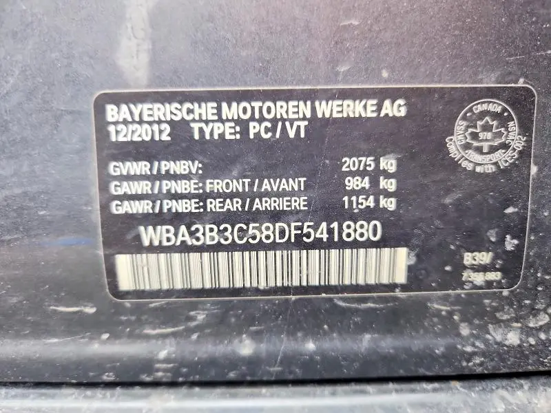 2013 BMW 328   