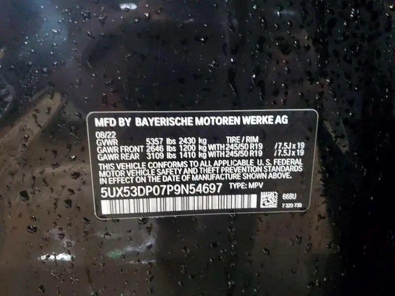 2023 BMW X3 XDRIVE30I  