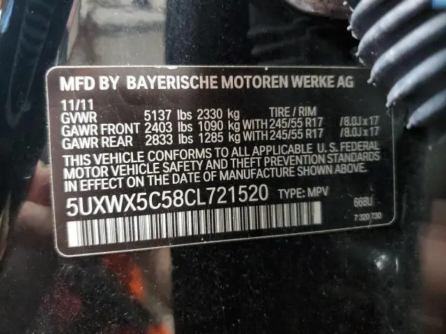 2012 BMW X3 XDRIVE28I  
