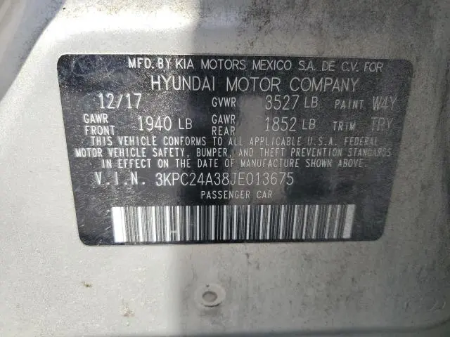 2018 HYUNDAI ACCENT SE