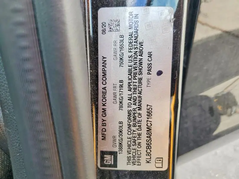 2021 CHEVROLET SPARK LS  