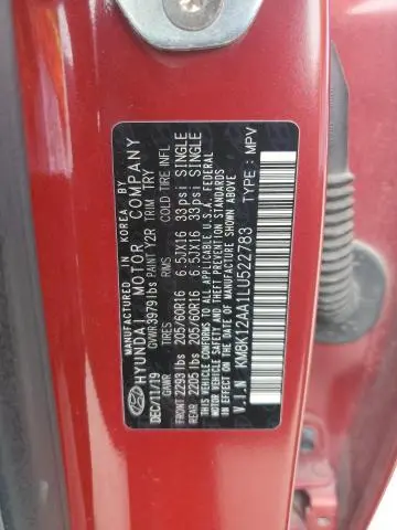 2020 HYUNDAI KONA SE  