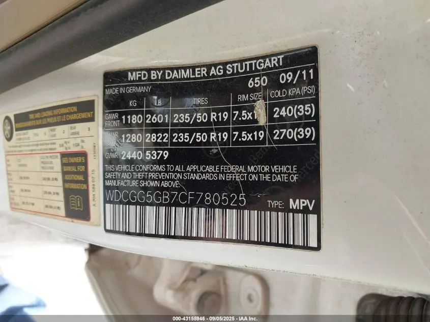 2012 MERCEDES-BENZ GLK 350  