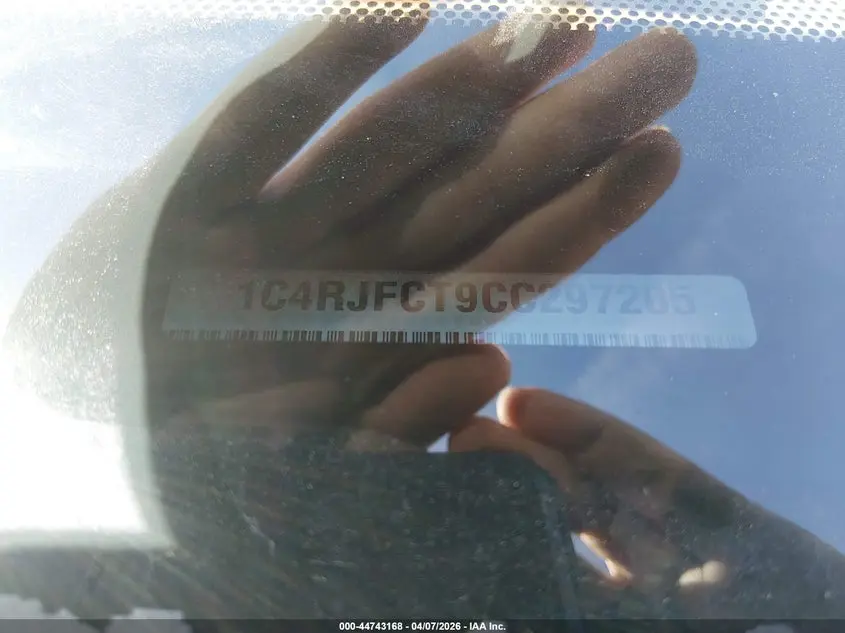 2012 JEEP GRAND CHEROKEE OVERLAND