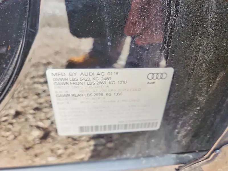 2016 AUDI Q5 PREMIUM  