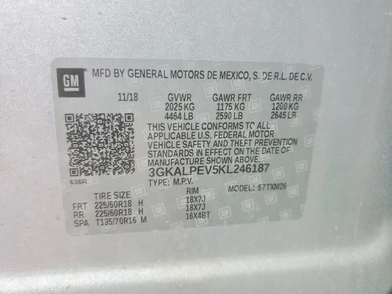 2019 GMC TERRAIN SLT  