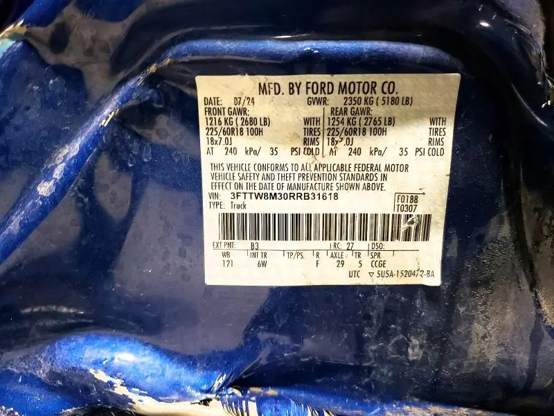 2024 FORD MAVERICK LARIAT  