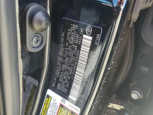 2022 TOYOTA CAMRY NIGHT SHADE  