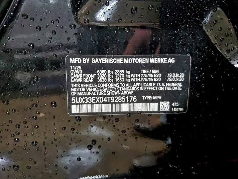 2026 BMW X6 XDRIVE40I  