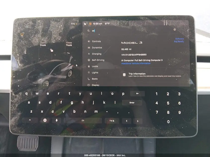 2023 TESLA MODEL 3 REAR-WHEEL DRIVE