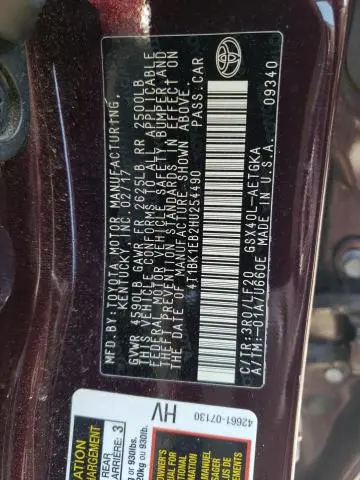2017 TOYOTA AVALON XLE  