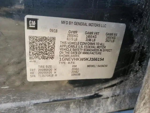 2019 CHEVROLET TRAVERSE LT  