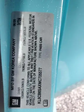 2021 CHEVROLET SPARK LS  