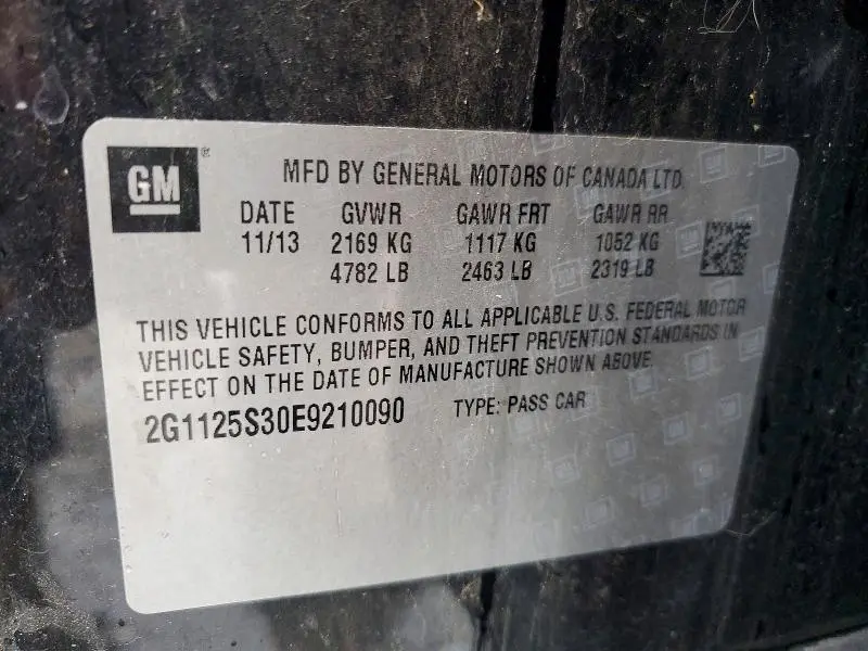 2014 CHEVROLET IMPALA LT  