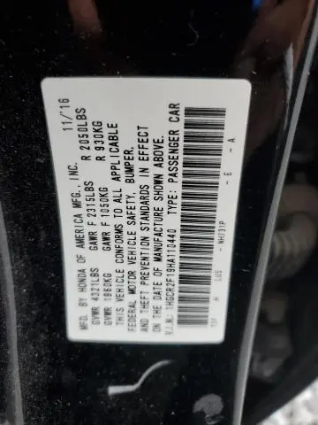 2017 HONDA ACCORD SPORT SPECIAL EDITION  