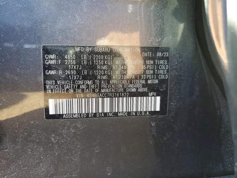 2024 SUBARU OUTBACK PREMIUM  