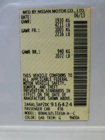 2013 NISSAN ALTIMA 2.5  